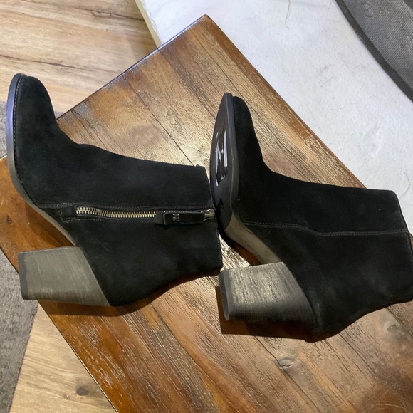 Paul Green Black Ankle Boots - Picture 5 of 8